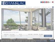 Tablet Screenshot of chametlac-immobilier.com